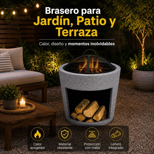 Brasero Fogón Fire King Dw638 BRASERO FIRE KING REDONDO DW638