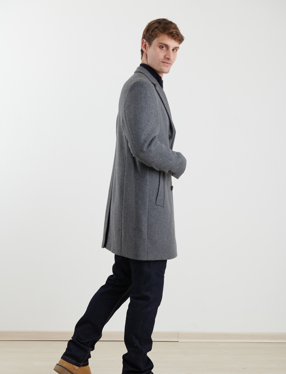 300260 SOBRETODO HARRINGTON LABEL Gris