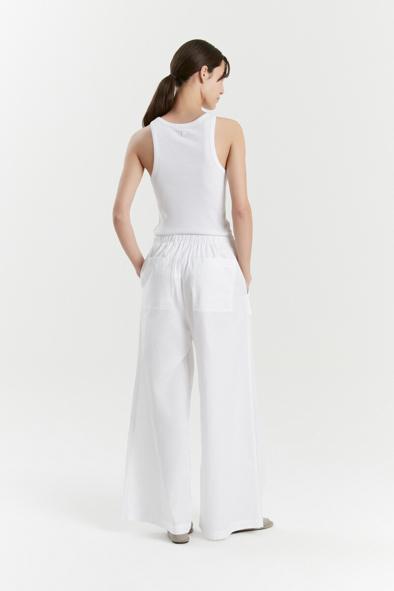 PANTALON BACAN Blanco