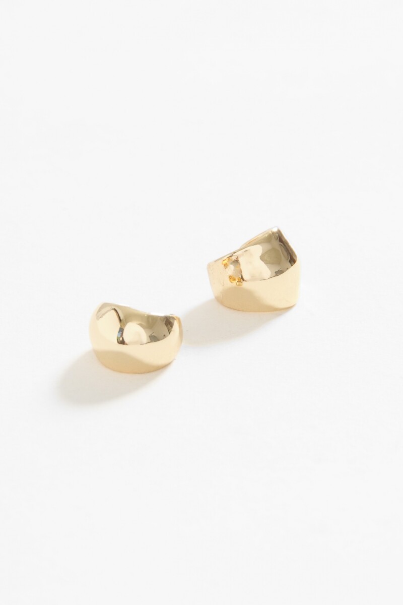 Set 2 earcuff gruesos dorado