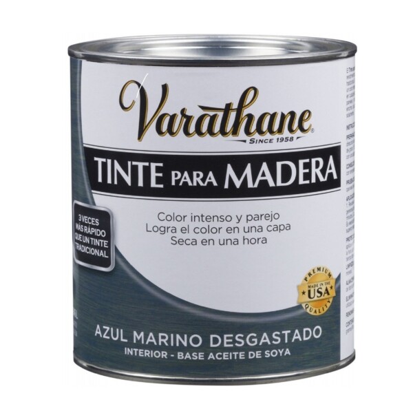 Tinte para Madera 0.946L Varathane Azul Marino Desgastado