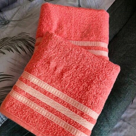 Toalla De Baño Para Rostro Algodón Sky 45 X 65 Cm Coral