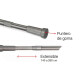 Barrote extensible para cortina 140 a 260 cm BLANCO