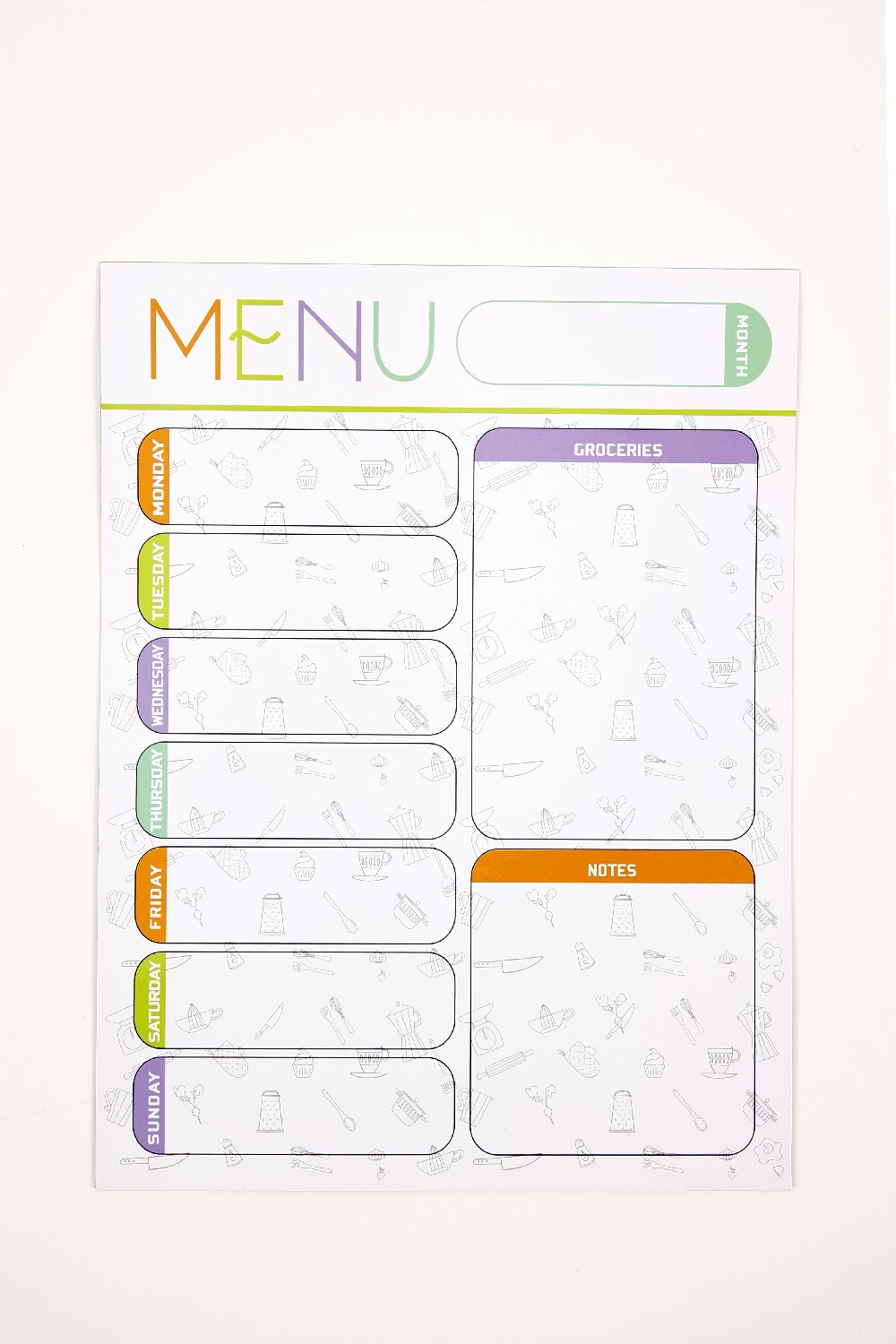Planner Planner (magnetic) Color Unico