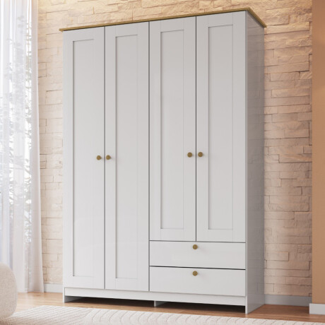 ROPERO 4 PUERTAS 2 CAJONES GUARDARROPA ARMARIO PLACARD CLOSET - LÍNEA AMERICANA ROPERO 4 PUERTAS 2 CAJONES GUARDARROPA ARMARIO PLACARD CLOSET - LÍNEA AMERICANA