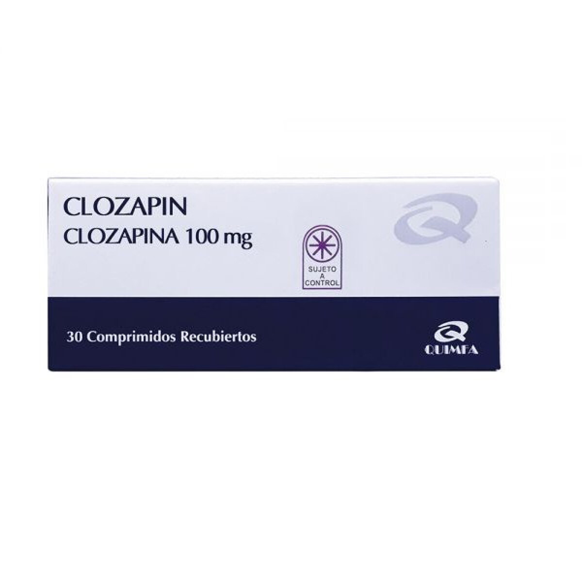 CLOZAPIN 100 MG. CJ X 30 COMP. REC. 