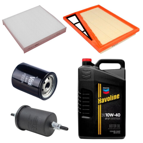 KIT DE FILTROS Y ACEITE 10W40 TEXACO Kit De Filtros Y Aceite 10w40 Texaco