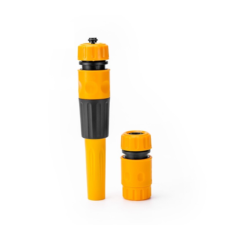 DINGQI JUEGO DE RIEGO 4 PIEZAS 3 ACOPLES + PUNTERO RECTO 1/2 Dingqi Juego De Riego 4 Piezas 3 Acoples + Puntero Recto 1/2