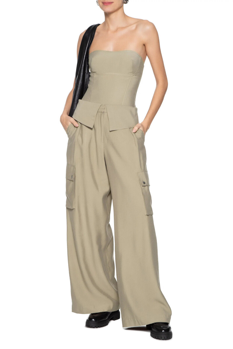 PANTALÓN CARGO Beige