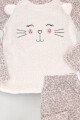 Pijama kitty kitty Gris claro