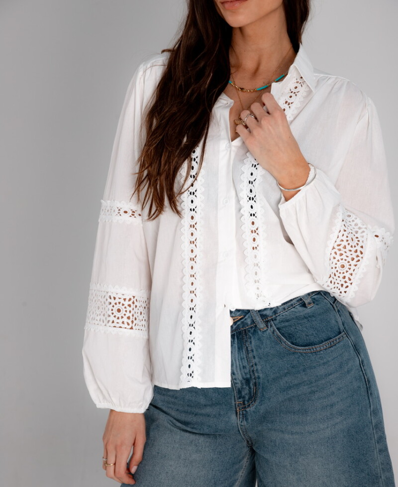 Camisa Francesca blanca