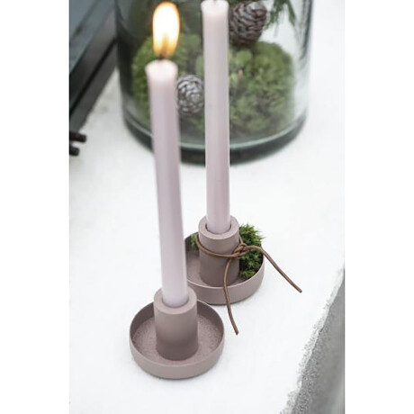 CANDELABRO SMALL ALUMINIO VIOLETA VELA