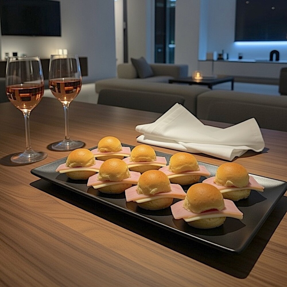 6 Pebetes de Jamón y Queso 6 Pebetes de Jamón y Queso