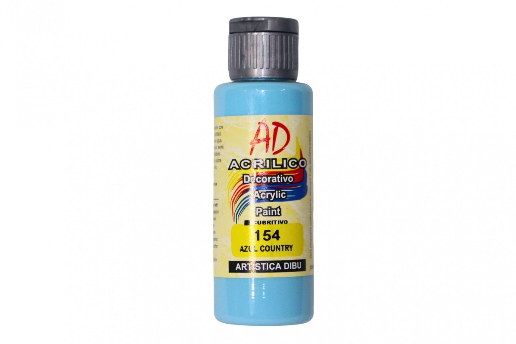 PINTURA ACRILICA ARTISTICA DIBU 60 ML. DIFERENTES COLORES - COLOR AZUL COUNTRY 154 