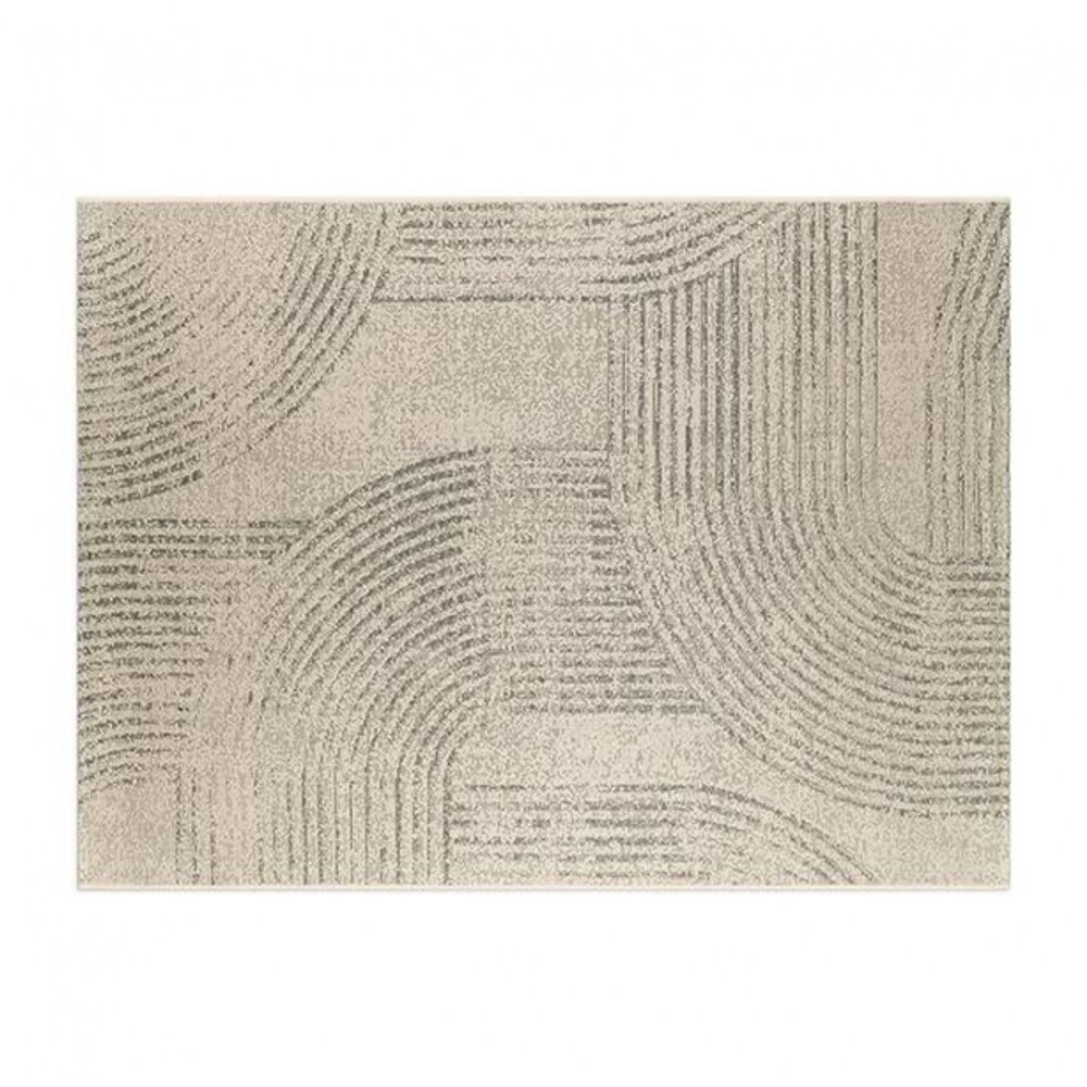 Alfombra Moderna Eco-Nature - Roat | 2.00x2,50 m Beige Chumbo