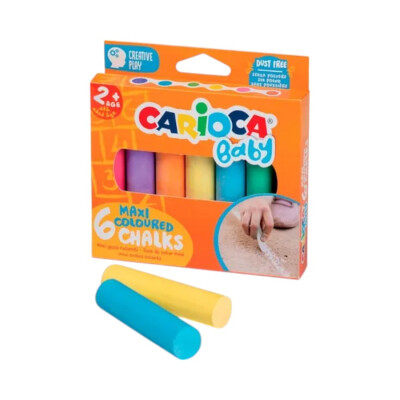 Tizas Maxi de Colores Carioca Baby x6 Tizas Maxi de Colores Carioca Baby x6