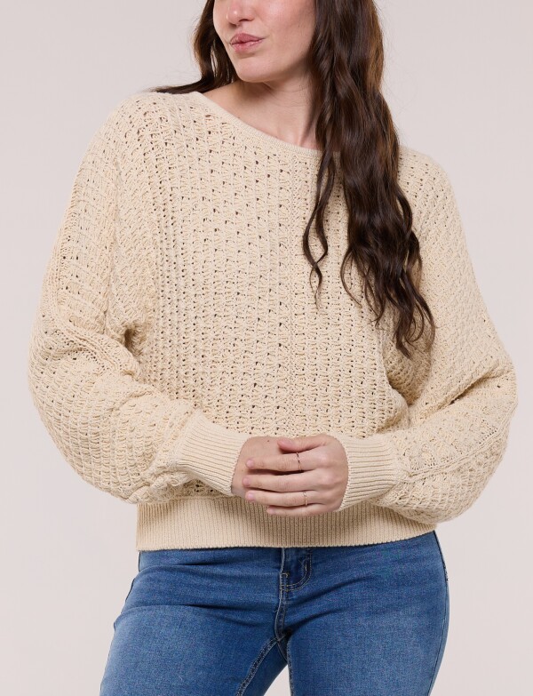 Buzo Algodon Dolman BEIGE