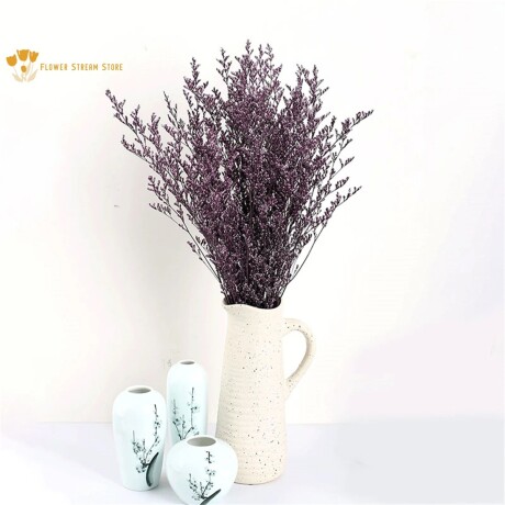 Ramo Frondoso De Flores Secas Violeta