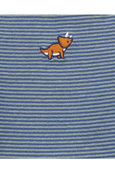 Set tres piezas de algodón, pantalón y bodies, diseño dinos Set tres piezas de algodón, pantalón y bodies, diseño dinos