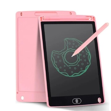 Pizarra Mágica Automática Led 8.5 Pulgadas Con Lápiz Variante Color Rosa
