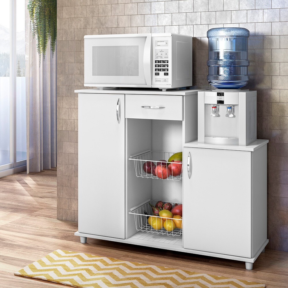 ARMARIO ORGANIZADOR MULTIUSO CON ESTANTE PARA MICROONDAS ARMARIO ORGANIZADOR MULTIUSO CON ESTANTE PARA MICROONDAS