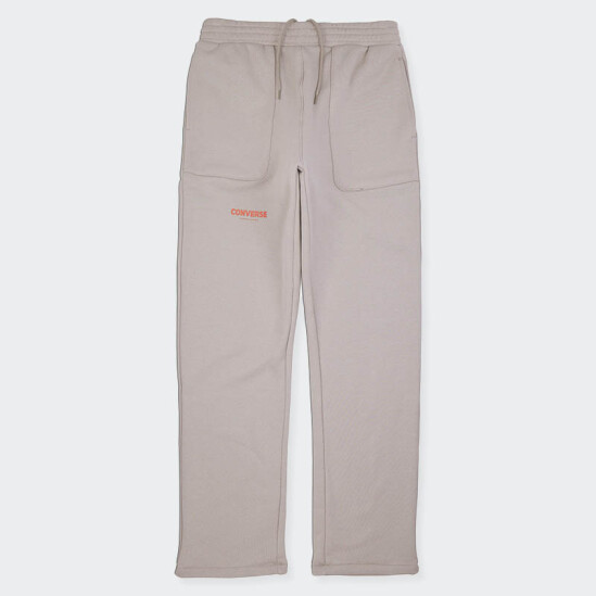 Pantalón Converse Logo Beige