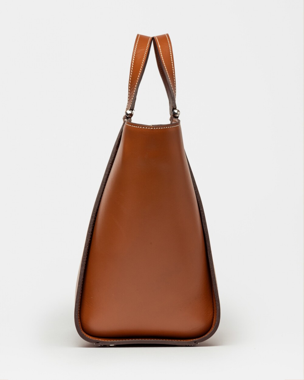 Cartera de mano Tess en cuero vaquita Cuoio