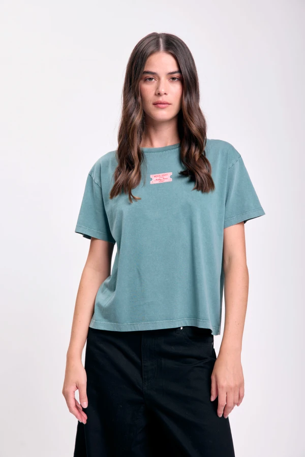 Remera estampa Verde