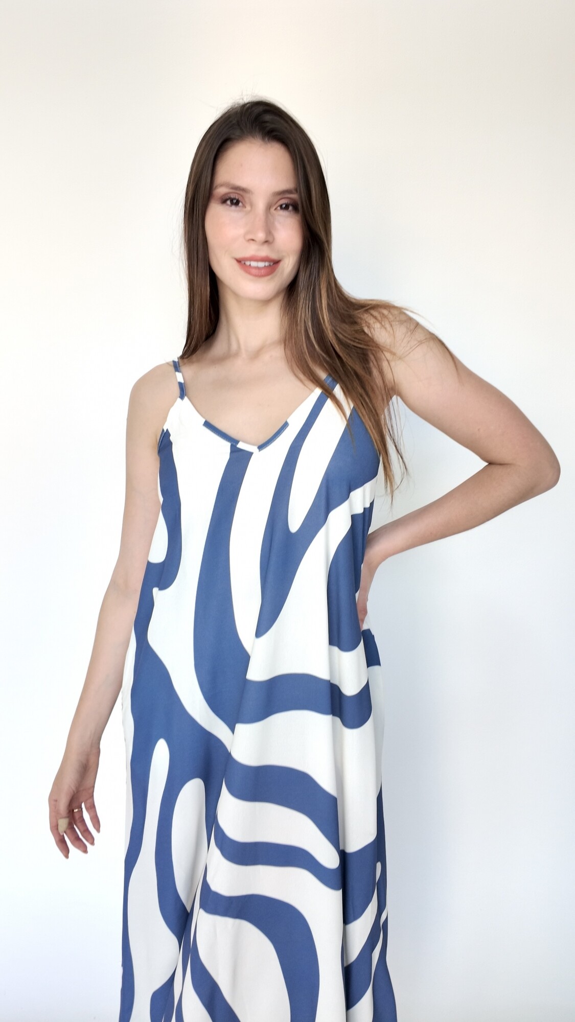 Vestido Vialuna Azul