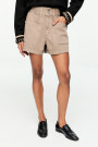 SHORT DENIM TRAPECIO Marron