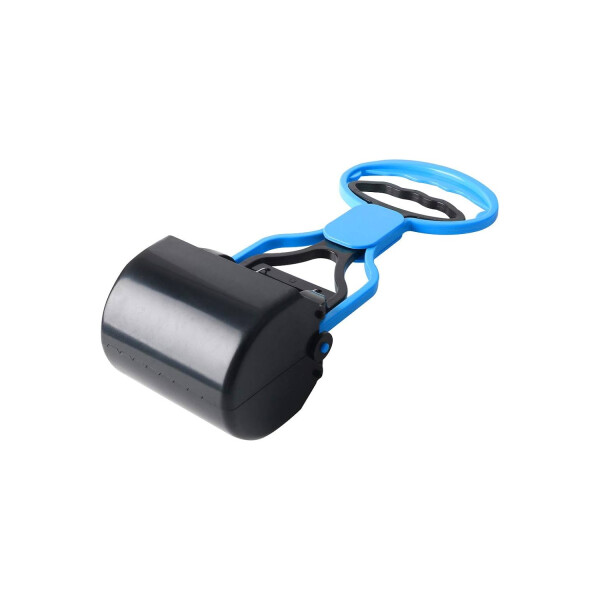 Pala Higiénica Levanta Desechos De Mascotas Perro Gato Variante Color Negro y Azul