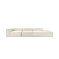 Sillón Nicole Esquinero + Respaldo + Chaise Lounge Beige