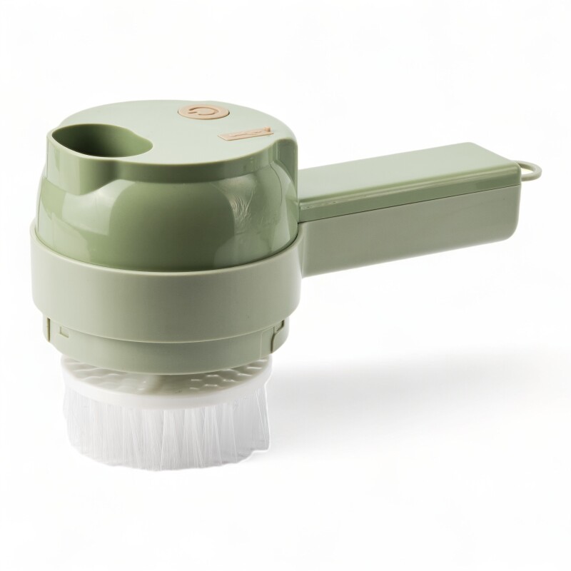 Mandolina Eléctrica Procesadora Verduras 3 En 1 Usb Picador Verde