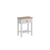 Mesa De Luz Madera Alta Blanco Linea Rustica Mesa De Luz Madera Alta Blanco Linea Rustica