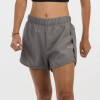 Short Deportivo Mujer Diadora Dry Fit Gris Oscuro