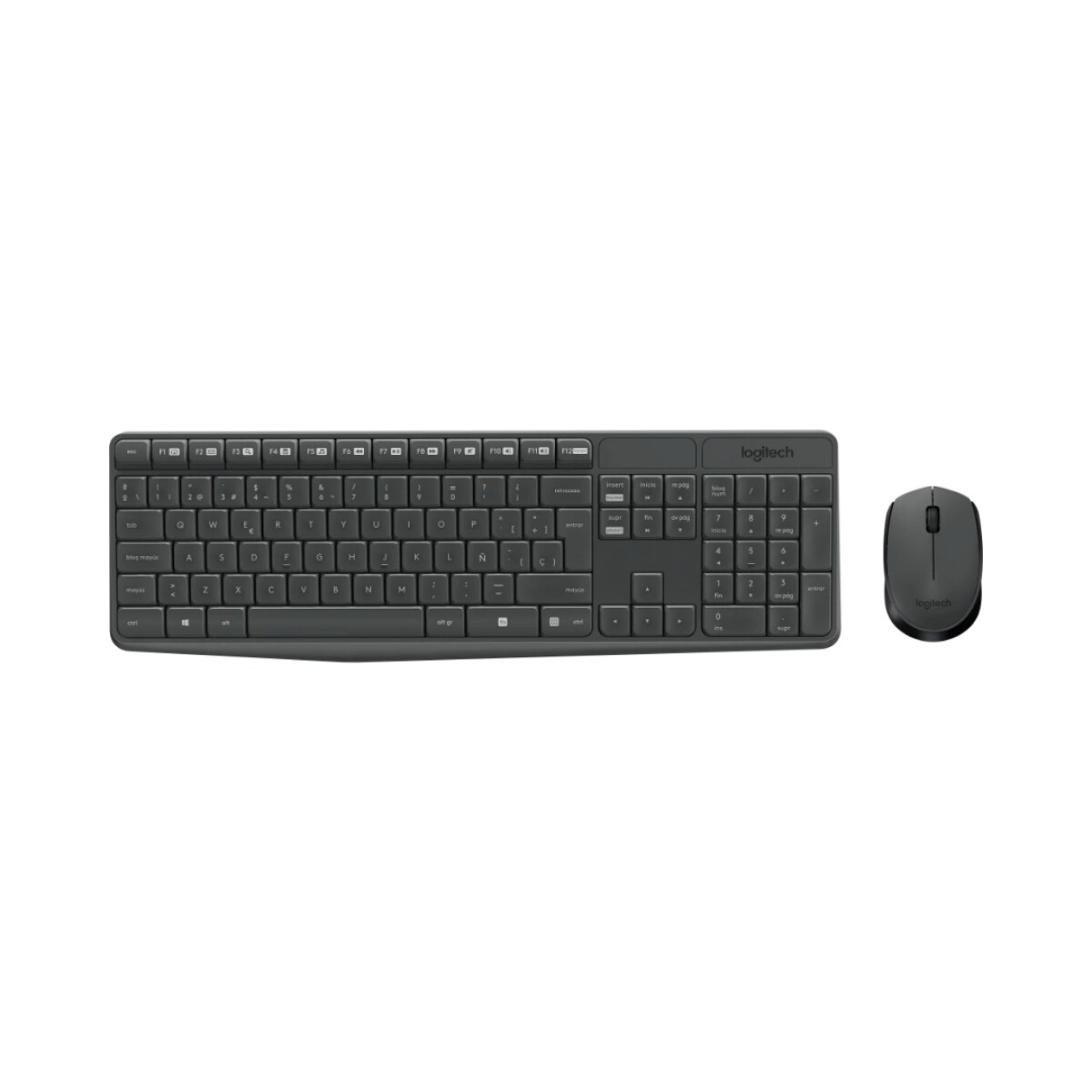 Combo Teclado y Mouse Inalámbrico Logitech 920-007901 MK235 