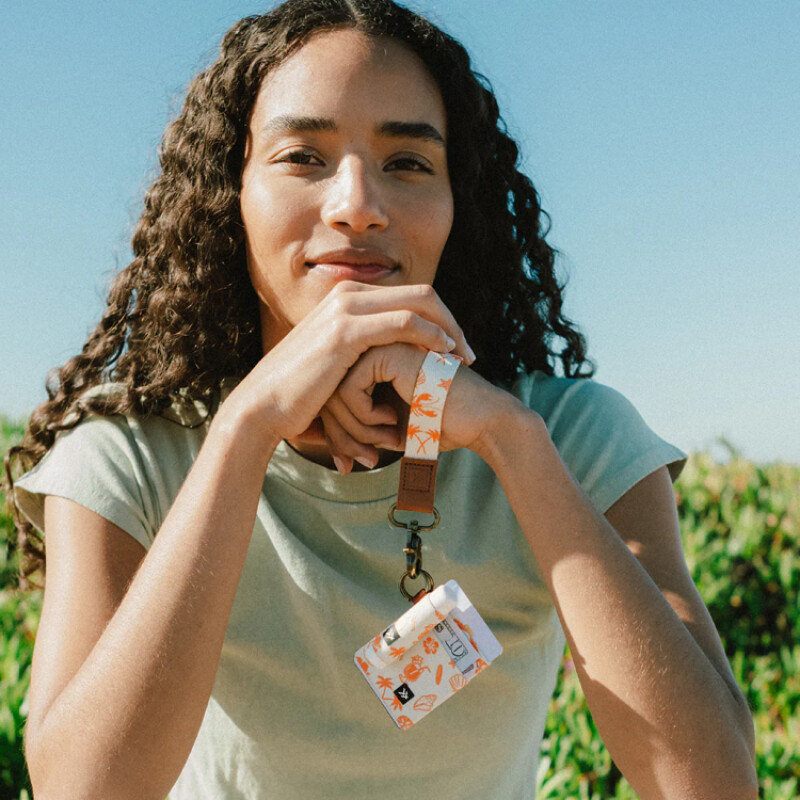 Billetera Thread Elastic Wallet - Naranja Billetera Thread Elastic Wallet - Naranja