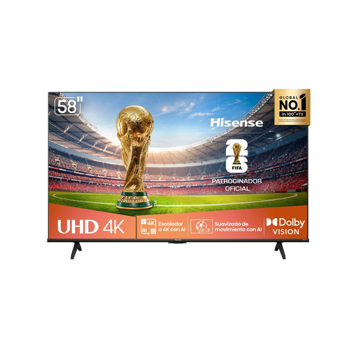 Smart Tv Hisense 58" LED 4K 