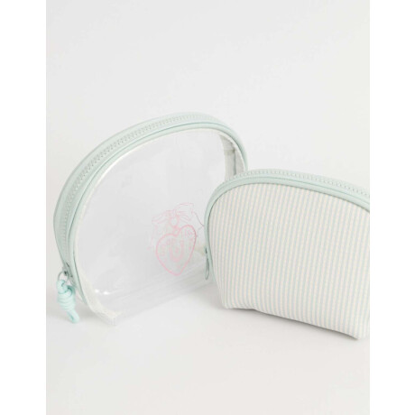 Set De Portacosméticos Estampado Geometrico