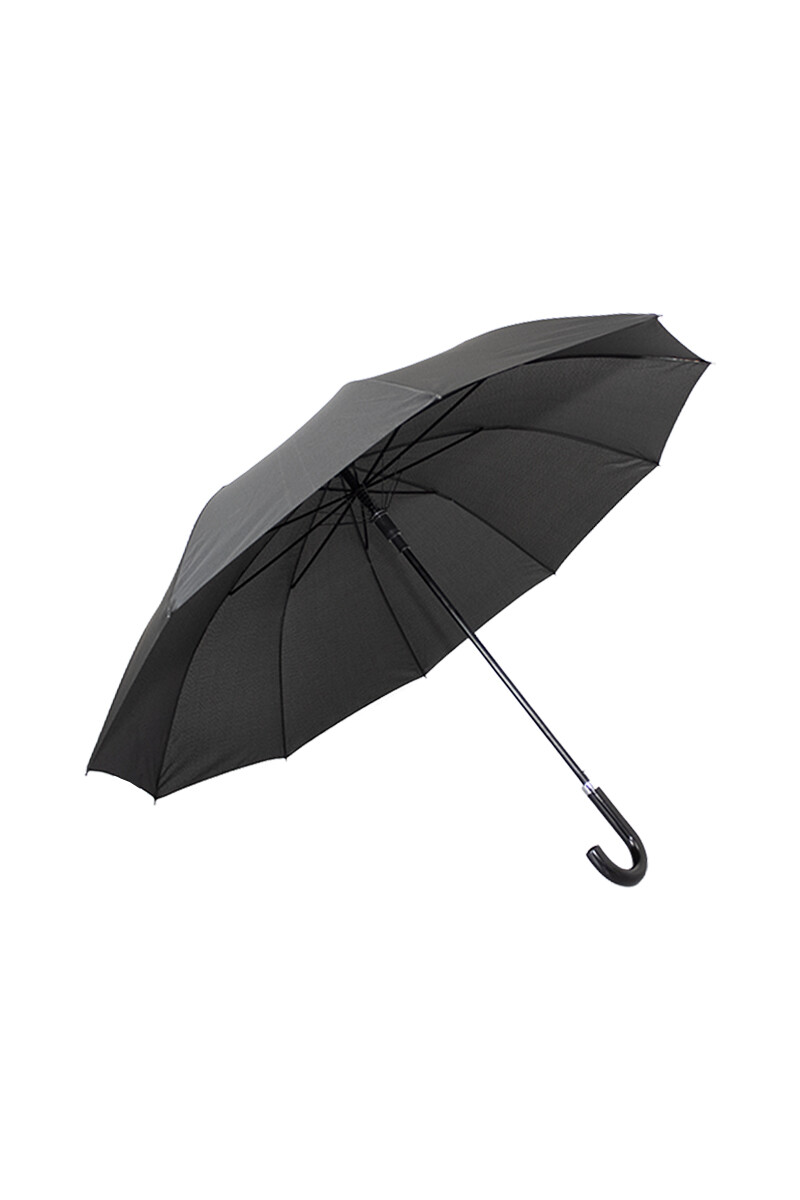 PARAGUAS LARGO RUMBO 10V NEGRO 