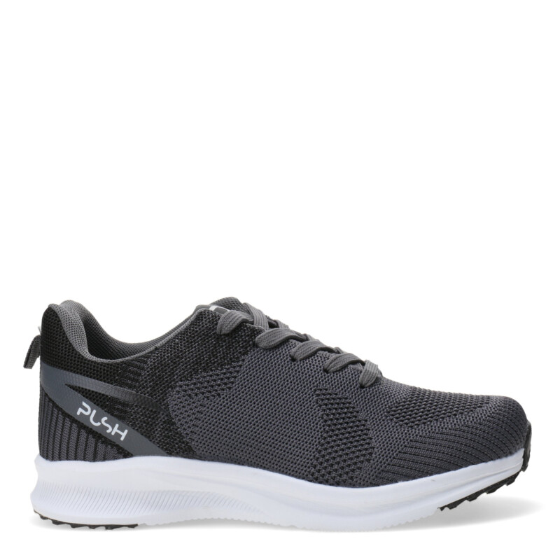 Championes Unisex Push Gris Oscuro