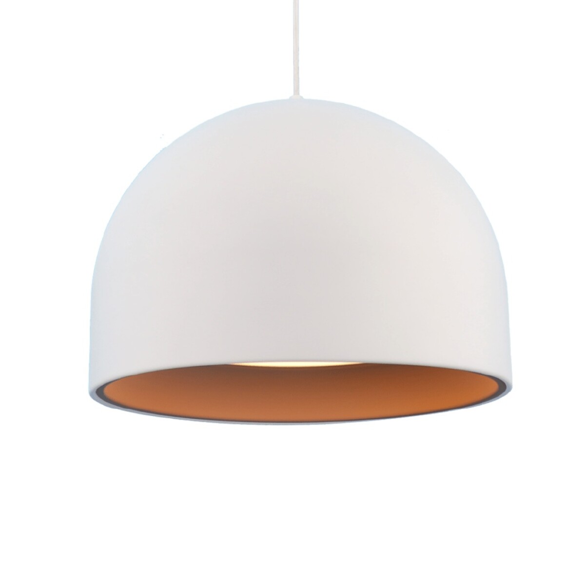 COLGANTE LED VK GLOCH 3XE27 D40CM BLANCO 