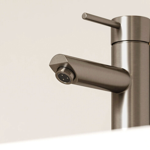 Lavatorio Bajo Volante Palito Terminacion Brush Nickel 35Mm Viseu GRIS-BRUSHED NICKEL