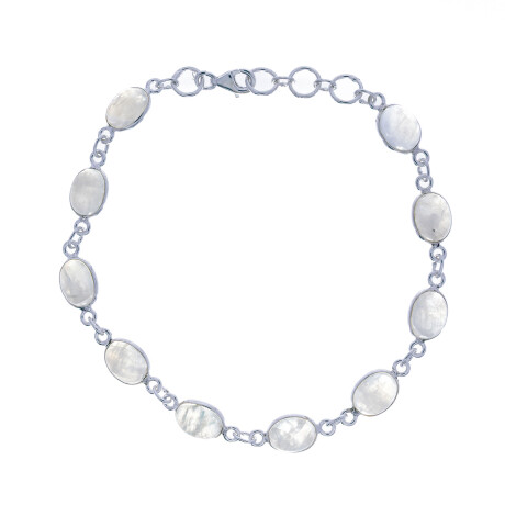 Pulsera de plata 925 con Piedra de la Luna Pulsera de plata 925 con Piedra de la Luna