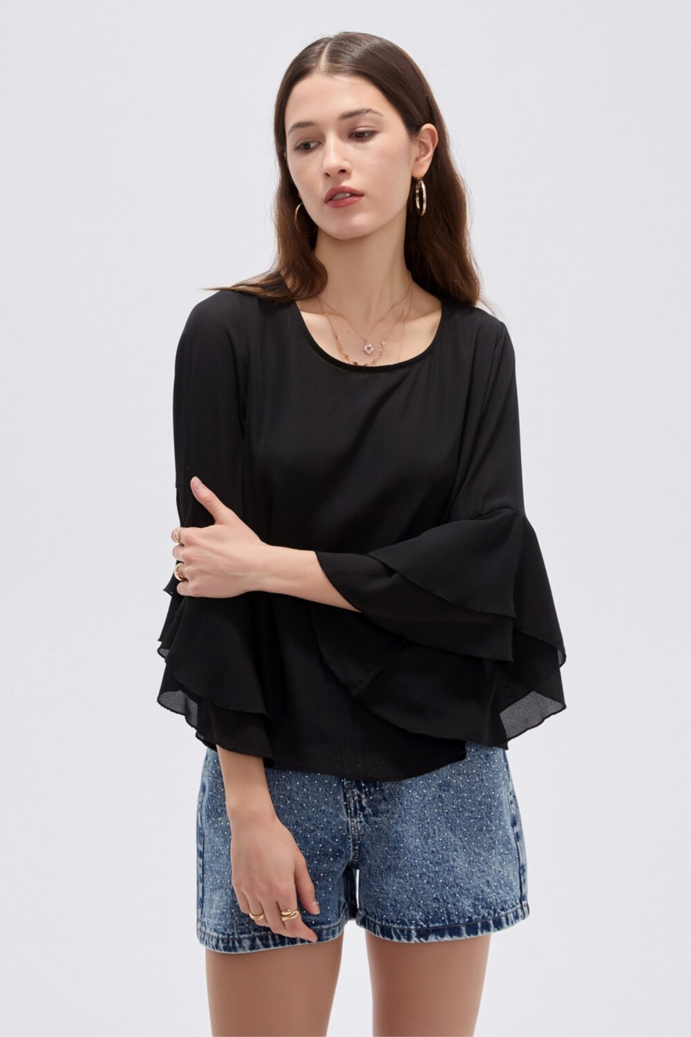 Blusa Kelvar Negro