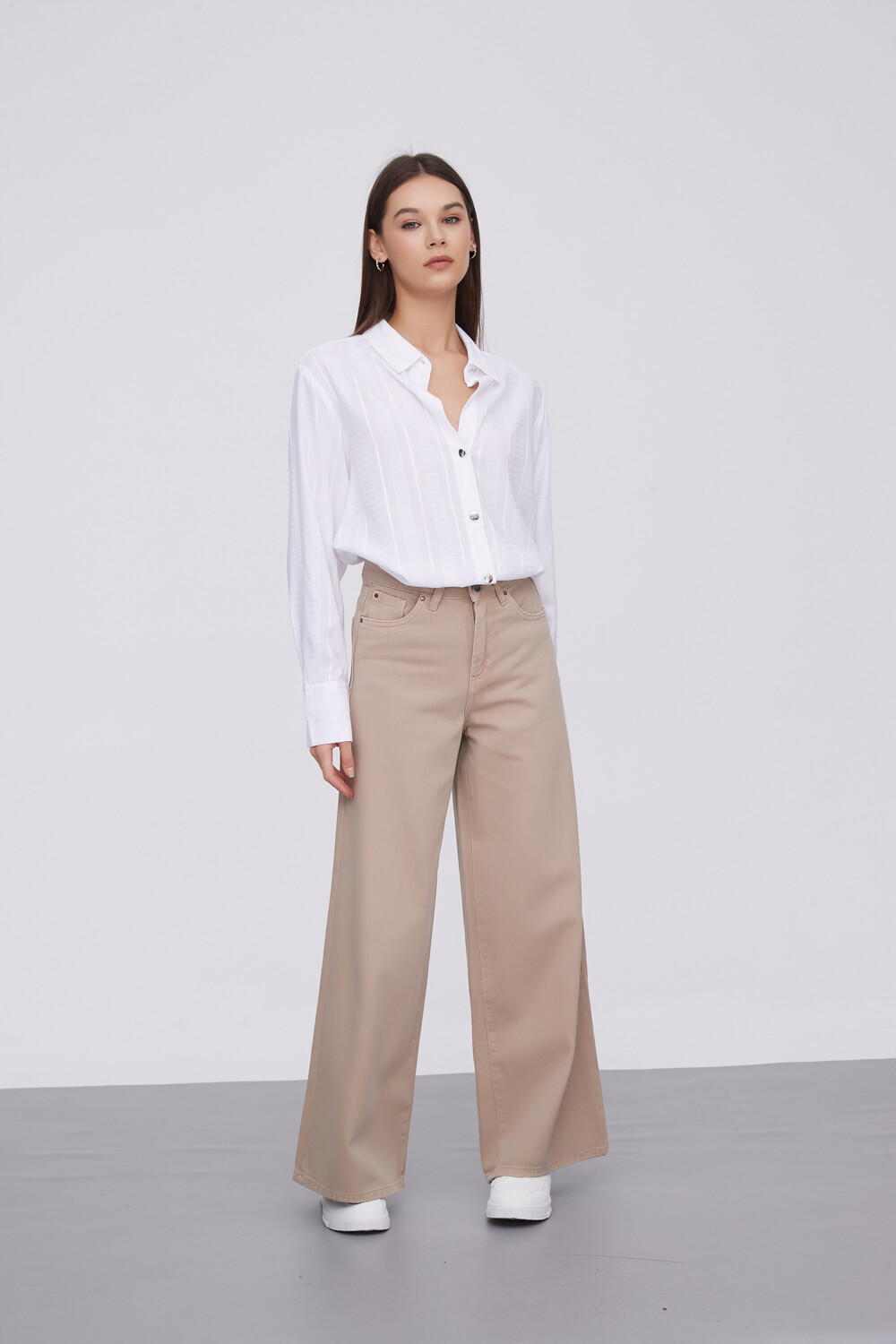 Pantalon Eddy Beige Oscuro