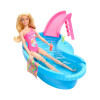 Muñeca Barbie Piscina, tobogán y Accesorios Muñeca Barbie Piscina, tobogán y Accesorios