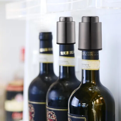 Tapón De Vino Al Vacío Con Marcador Negro