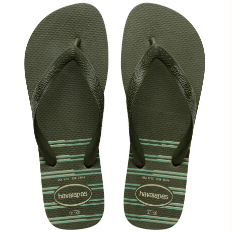 Ojota de Hombre Havaianas Top Basic Marrón Musgo