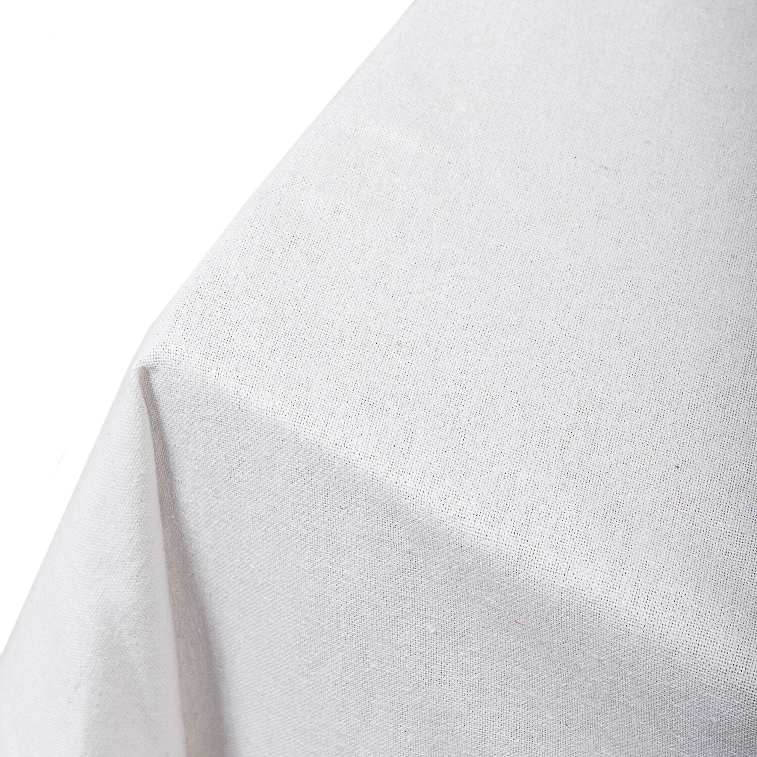 Mantel Redondo Algodon Blanco Vainica Simple 160 Cm — Divino